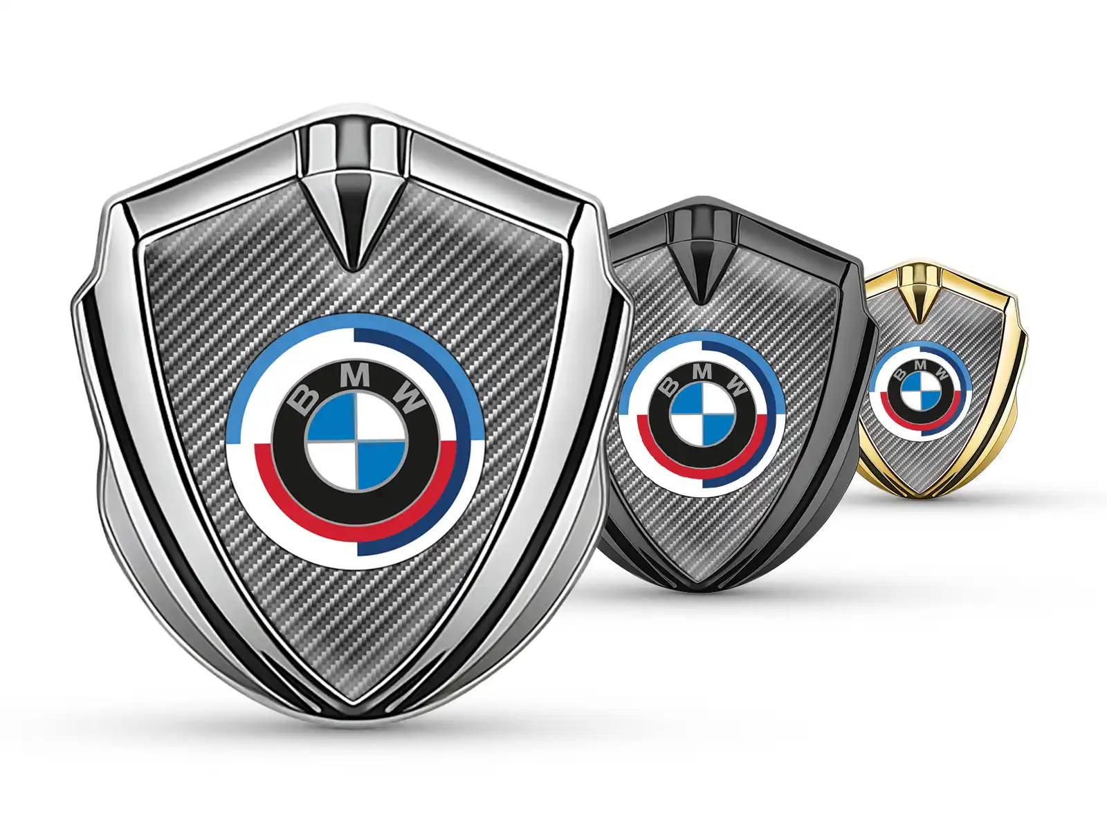 BMW Emblema Metal Insignia Mínimo Aspecto Universal Forma
